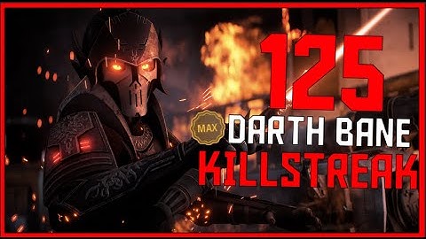 Star Wars Battlefront 2 - DARTH BANE (MAX LEVEL 1000) 125 Killstreak