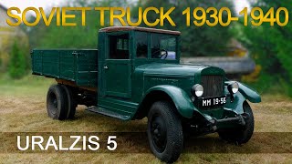 SOVIET TRUCK ZIS 5 Most popular USSR truck 19301940