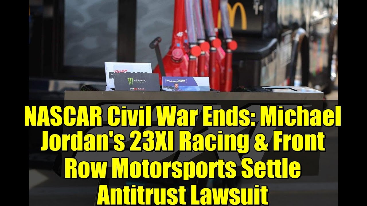 Гражданская война в NASCAR завершилась: команды 23XI Racing и Front Row Motorsports Майкла Джорда...