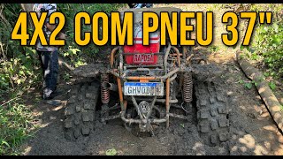 AVENTURA OFF ROAD TESTE GAIOLA RAPOSA 4X2 COM DIFERENCIAL E PNEUS 37 POLEGADAS