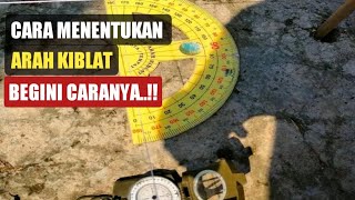 PERHATIKAN RUMUSNYA:|CARA MENENTUKAN ARAH KIBLAT DENGAN MEMGGUNAKAN ALAT INI..