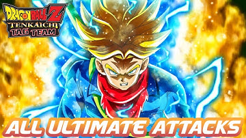 Trunks All Ultimate Attacks | Anime Vs DBZ Ttt mod Comparison |Dragon Ball Super| Black Saga #Shorts