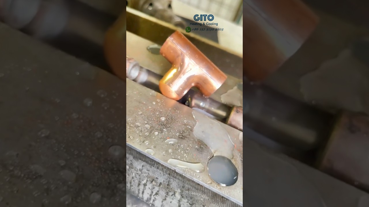 Copper Tee Branch Joint Pipe Fitting Manufacturing Process
