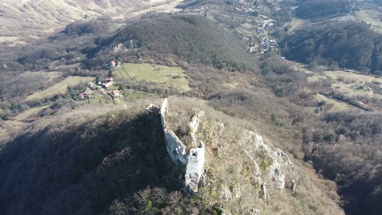 CROATIA OLD TOWN OKIĆ (CASTLE) DRONE VIEW