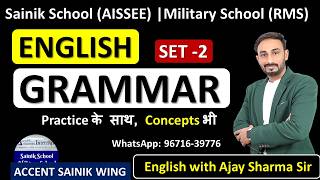 Sainik School English Grammar | Sainik School English Classes | Class 6 &amp; 9 |  Best English Teacher