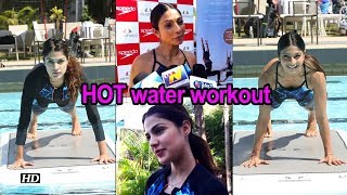 Rhea Chakraborty & Tanishaa Mukerji Hot Water Workout
