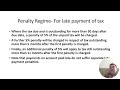 Tax Payment dates (Payment on accounts), penalties ACCA F6, P6, ACA