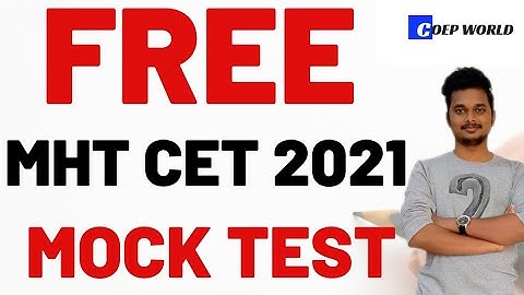 FREE MHT CET 2021 MOCK TEST😱😱🔥