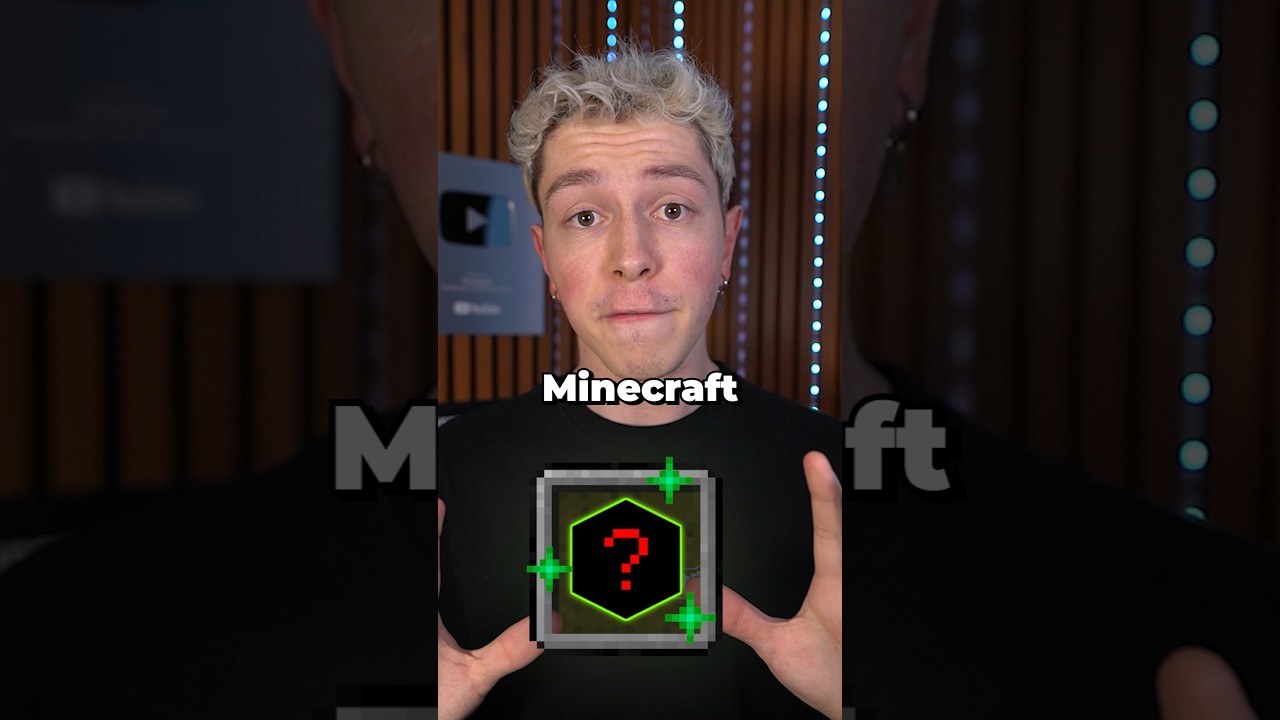 Seltenster Minecraft Block! #minecraft #mojang #singleplayer #java #bedrock #update #snapshot