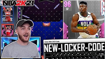 NEW LOCKER CODE 2K21 + HIDDEN PINK DIAMOND ZION & DUNKERS PACK OPENING! (NBA 2K21 MyTEAM)