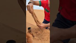 Sand slime with glue #test #lifehack #experiment