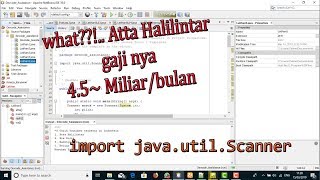 Desktop Tutorial - Used import java.util.Scanner (Netbean) Part 2
