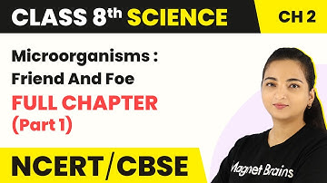 Class 8 Science Chapter 2 | Microorganisms : Friend And Foe - Full Chapter Explanation (Part 1)