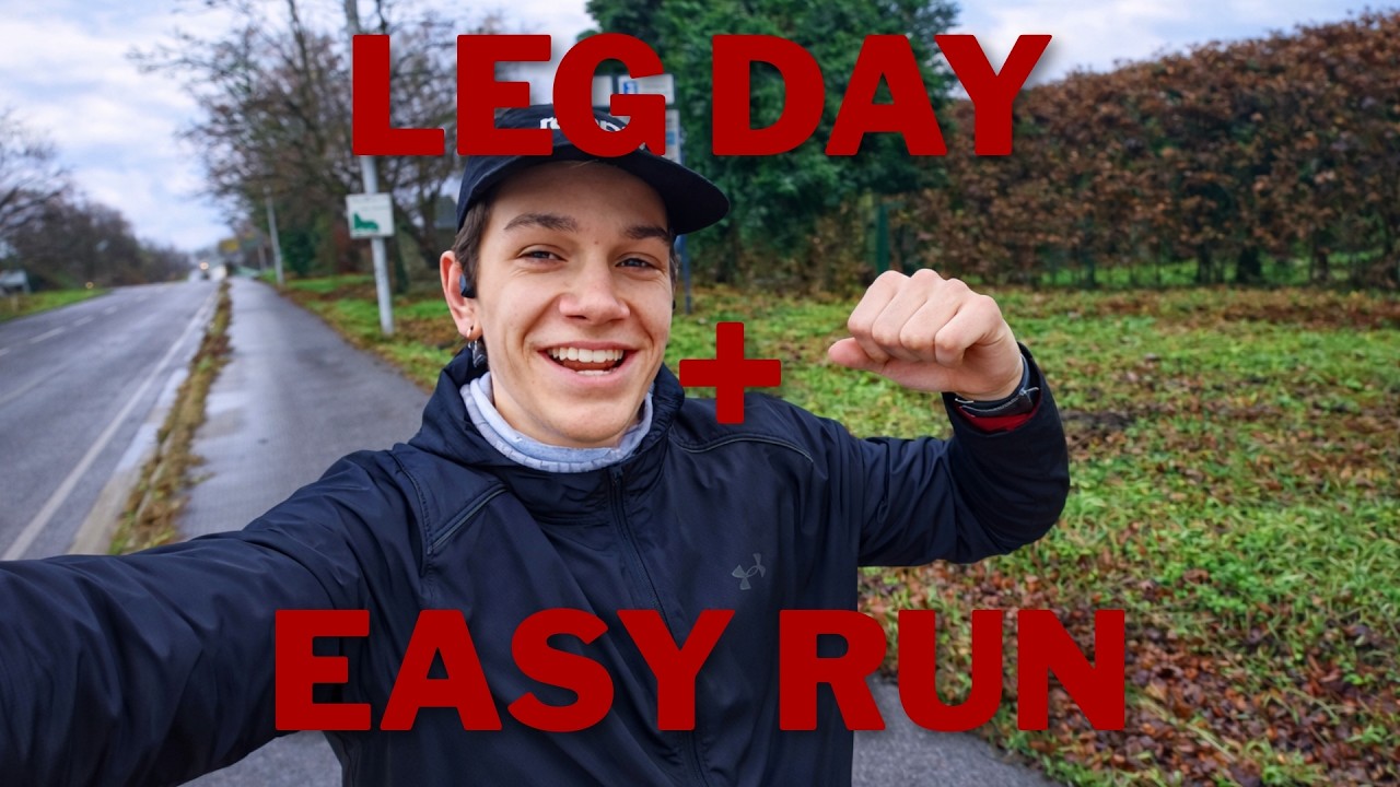 LEG DAY + EASY Run & Eisbad