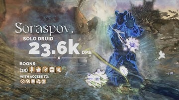 Guild Wars 2 - Open World Solo Druid | Benchmark + Demo/Walkthrough