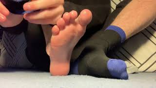 Preparing My Boy Feet For Bed