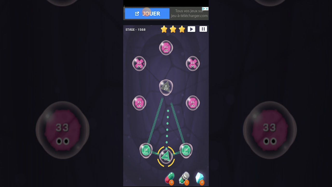 Cell expansion wars level 1568 walkthrough ⭐⭐⭐