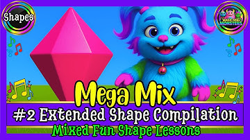 #2 Extended Shape Compilation | All the Favorites | Magic Mini Monsters #magicminimonsters