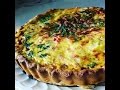 Quiche de espinacas con jamón