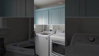It’s amazing how a few simple changes,can completely transform a laundry room #lavergneconstruction