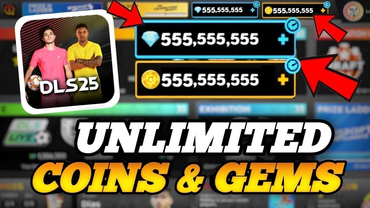 Dream League Soccer 2025 Apk Mod Dinheiro infinito 😱😱 - YouTube