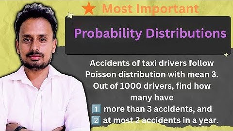 Poisson Distribution Problem | Taxi Drivers Accident Example | VTU BCS301 June/July 2024 Solution