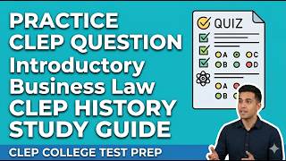 Introductory Business Law CLEP Study Guide