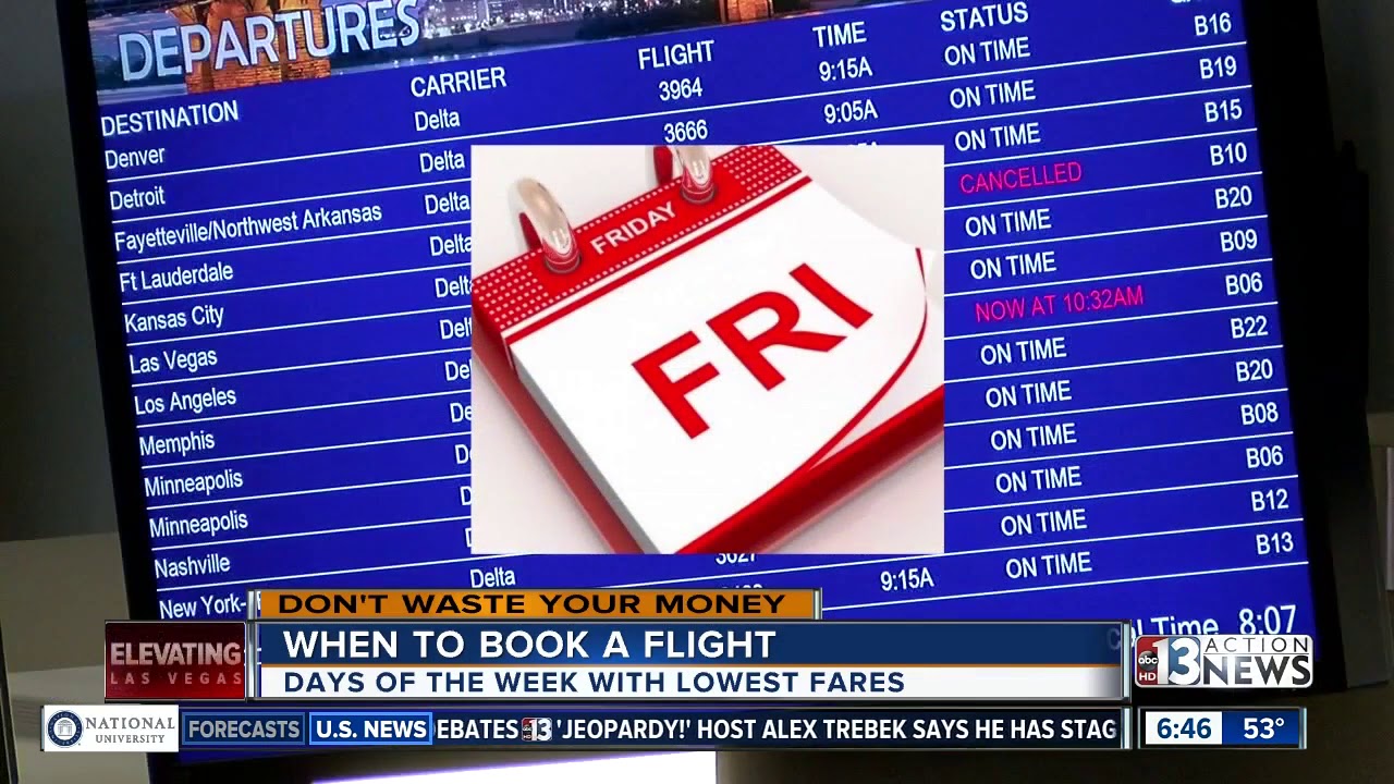 When to book a flight youtube