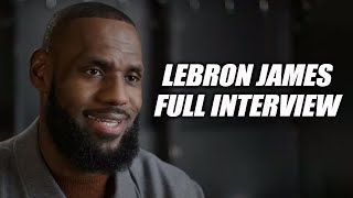 LeBron James on nearing the scoring record, desire to play with Bronny & more | FULL INTERVIEW