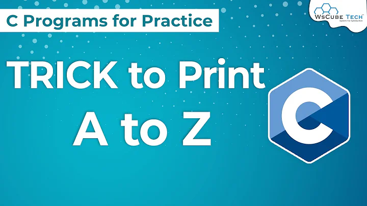Simple C Program to Print Alphabets (A to Z) Using for Loop | Display Alphabets (A-Z) in C Program