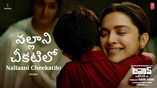 Nallaani Cheekatilo Video | Jawan | Shahrukh Khan | Atlee | Anirudh | Nayanthara | Deepthi Suresh