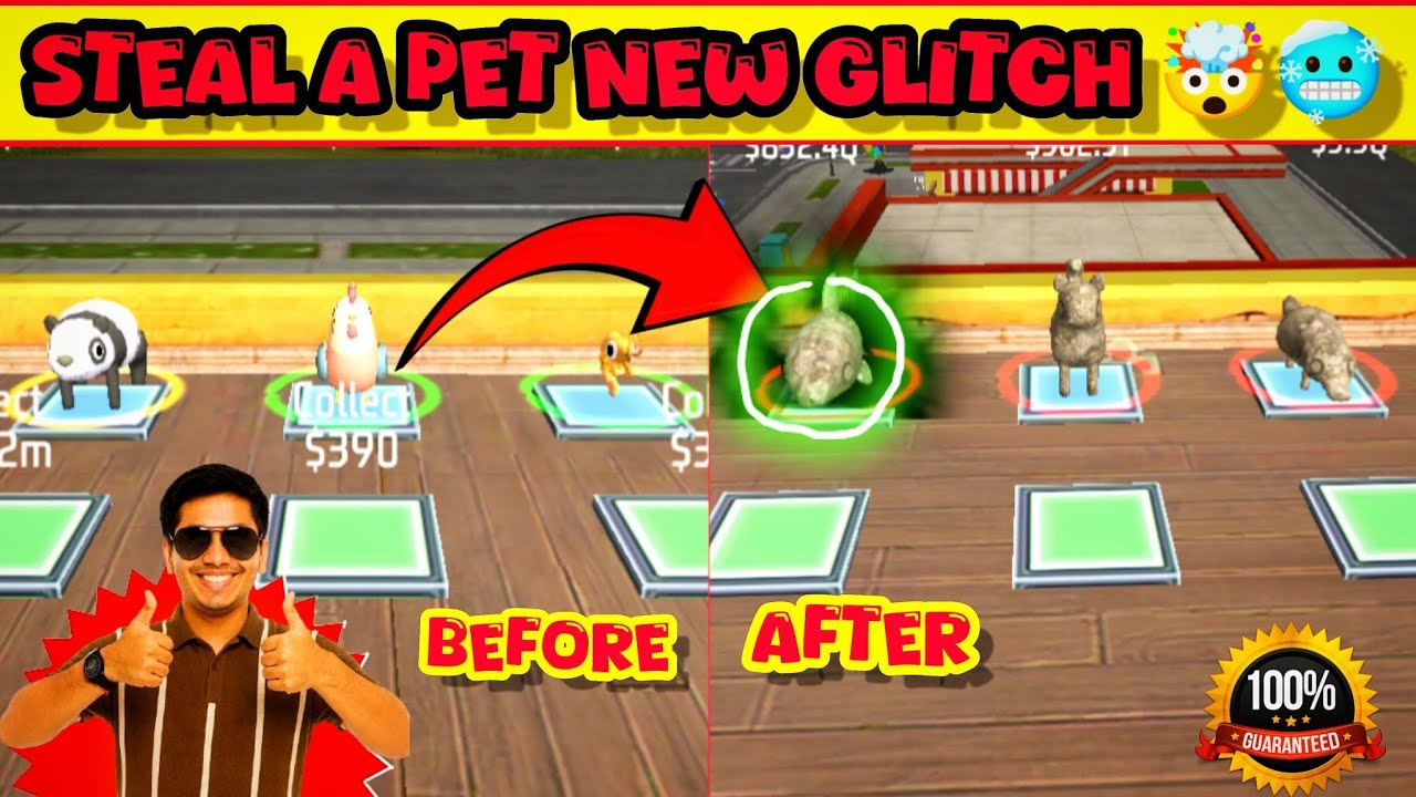 Steal A Pet Double Pet Glitch 🤯🥶 || Steal A Pet New Glitch 🤯🥵 