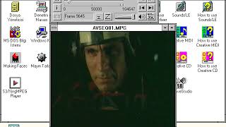 Windows 3.1 ve MS-DOS 6.22 türkçe işletim sisteminde film izleme screenshot 5