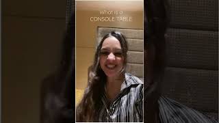 difference between a CONSOLE TABLE & a CHESTER.  #new #shortsfeed #interior #shortsvideo