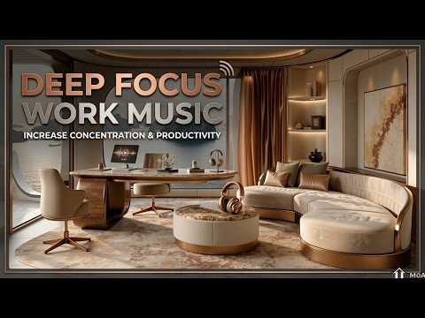 Deep Work Focus Music     Alpha Brain Waves for Intense Concentration & Study Flow