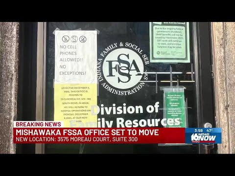 Mishawaka FSSA office to close consolidate with South Bend location