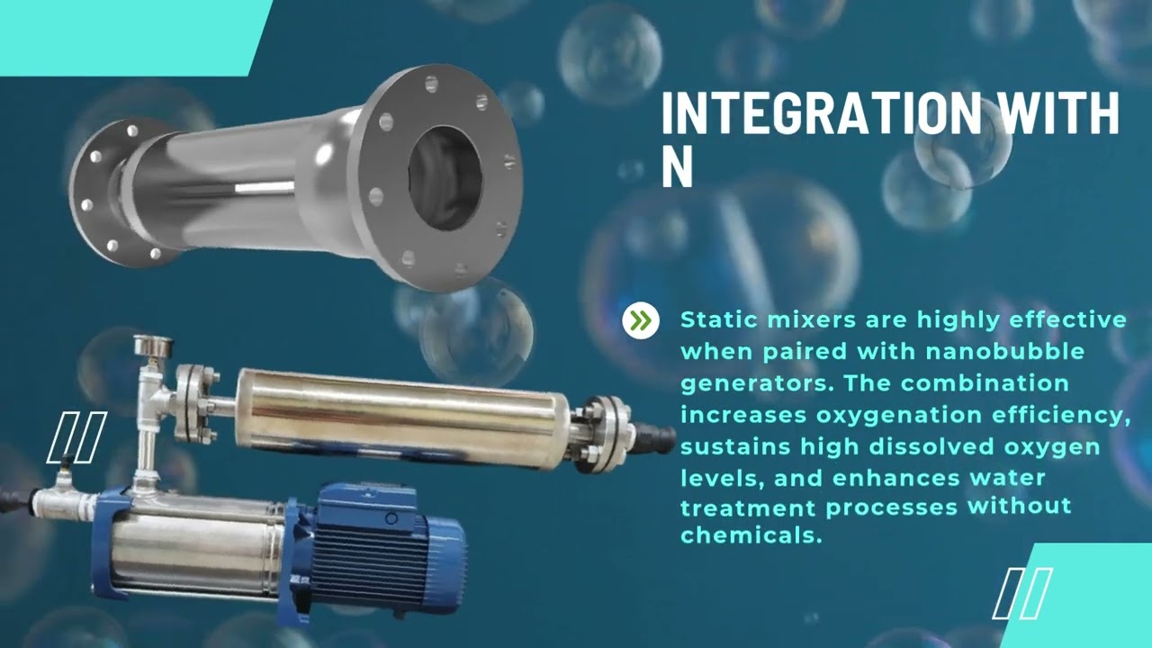 Static Mixer for fish farmers