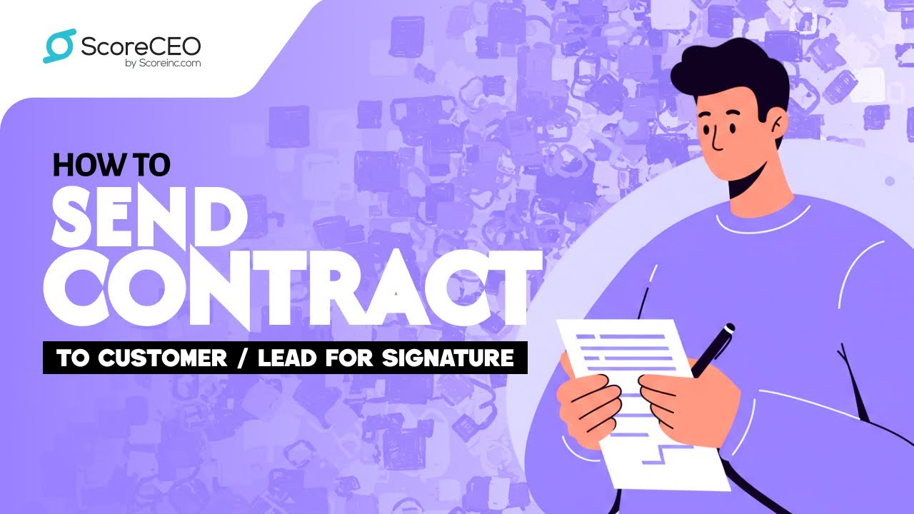 How to Send a Contract in ScoreCEO | Step-by-Step Tutorial - YouTube