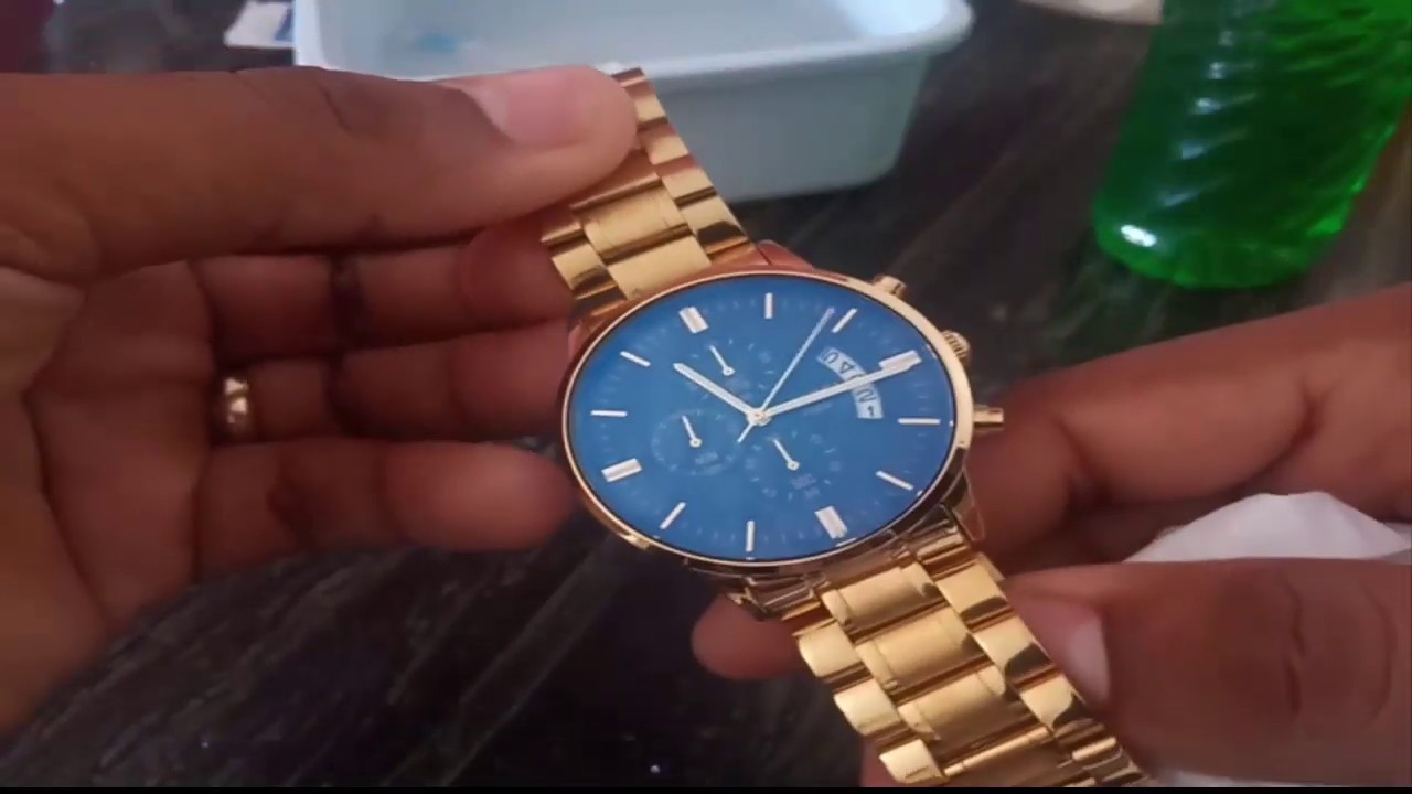 Como limpa relógio dourado em casa mesmo YouTube