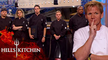 Gordon Ramsay Surprises The Black Jackets With Their New Competition | Hell's Kitchen