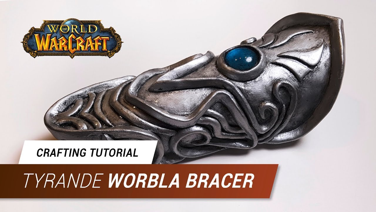 Crafting Tutorial -Worbla´s Pearly Art Bracer (Tyrande Whisperwind) | JakCosplay
