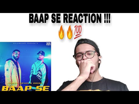 FOTTY SEVEN - BAAP SE ft. KR$NA REACTION || KALAMKAAR REACTION || YK REACTS