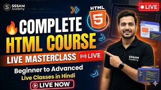 Complete HTML Course in Hindi 🔥 |  Full HTML Tutorial for Beginners 2026 | Sudhir Sir