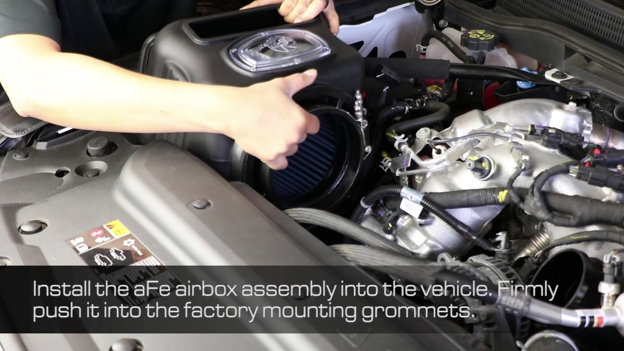 How to Install aFe POWER 2017-2019 GMC/Chevy Duramax V8 6.6L Duramax L5P Momentum HD Intake
