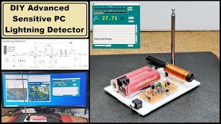 Advanced Sensitive Lightning detector with PC Graph screenshot 3