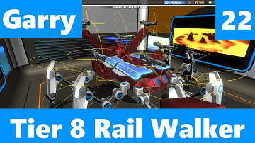 Robocraft Ep22 - Garry, The Tier 8 Rail Walker!