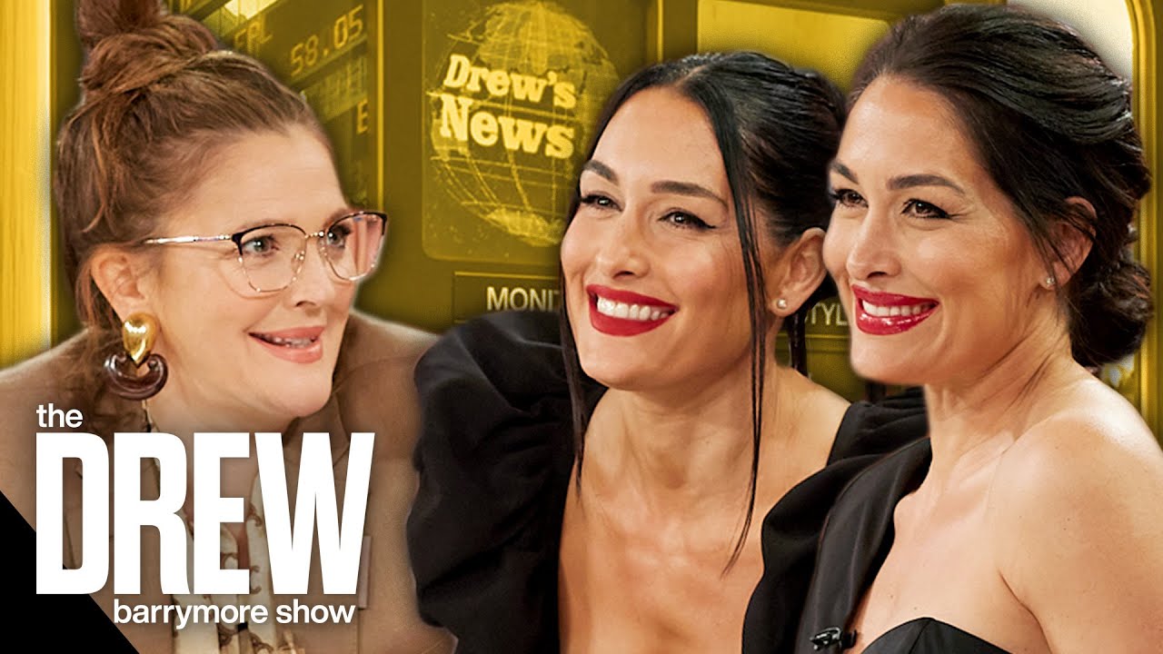 The Bella Twins Try the Viral Olive Oil Lip Balm TikTok Hack | Drew's News | The Drew Barrymore Show