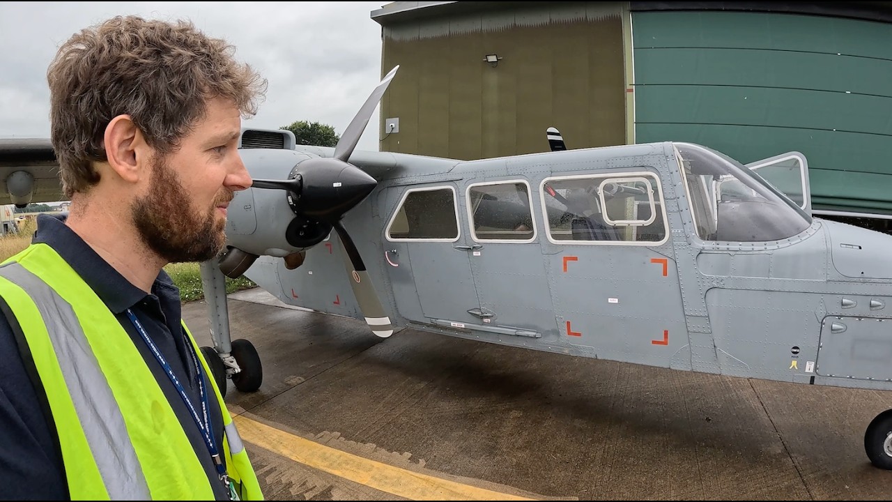 Repositioning a BN2T-4S Islander to Belfast