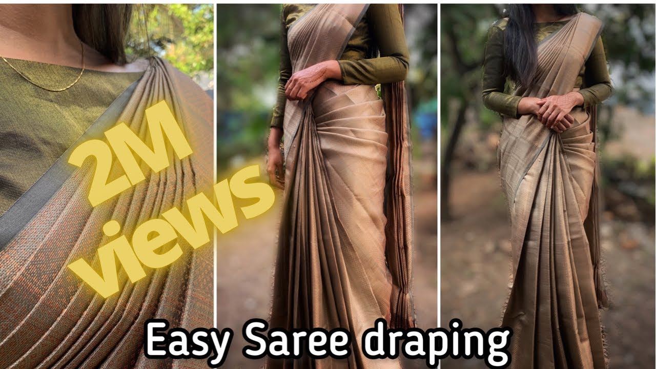 Download Easy wedding saree draping