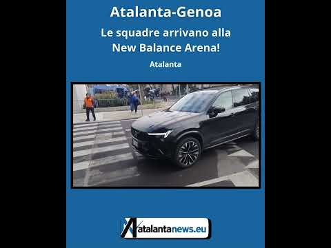 Video Atalanta-Genoa, l'arrivo della squadre alla New Balance Arena! Coppa Italia 2025 2026